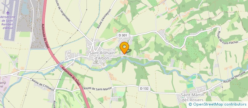 localisation de l'entreprise MADAME VERONIQUE JOURLET  ALBON