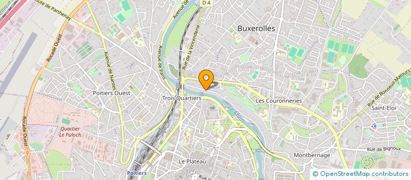localisation de l'entreprise MADAME VERONIQUE JOYAUX à POITIERS