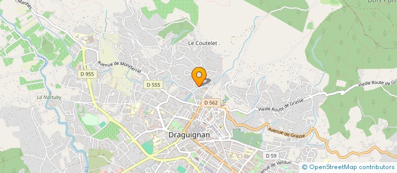 localisation de l'entreprise MADAME VERONIQUE JOZWIAK  DRAGUIGNAN