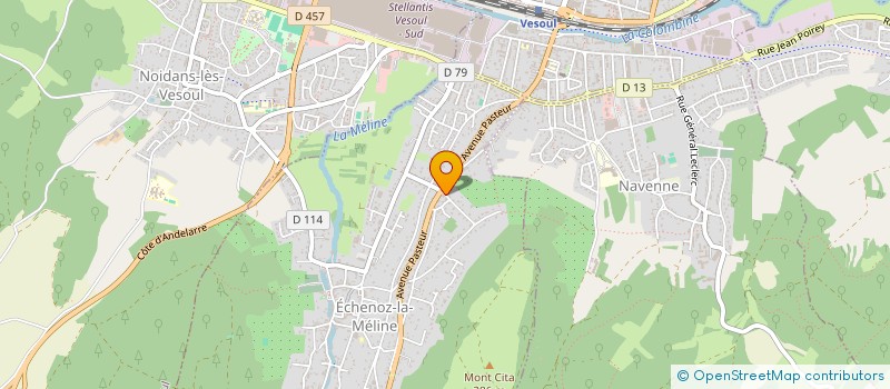 localisation de l'entreprise MADAME VERONIQUE JULIAN à MONTIGNY-LES-VESOUL