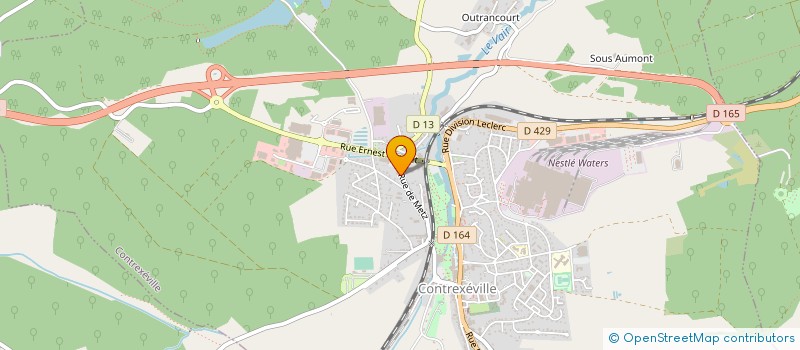 localisation de l'entreprise MADAME VERONIQUE JULLIAN  CONTREXEVILLE