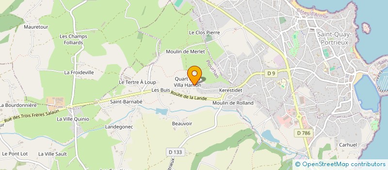 localisation de l'entreprise MADAME VERONIQUE JULLIEN  LANTIC