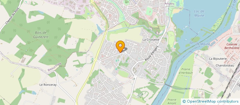 localisation de l'entreprise MADAME VERONIQUE JULLIEN  BOUCHEMAINE