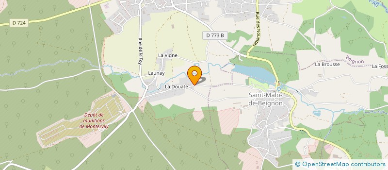 localisation de l'entreprise MADAME VERONIQUE JUNOT  BEIGNON