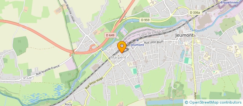 localisation de l'entreprise MADAME VERONIQUE JUST  MARPENT