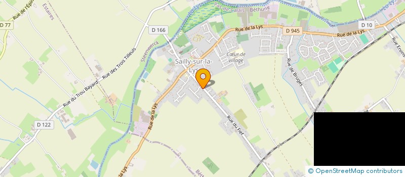 localisation de l'entreprise MADAME VERONIQUE KACZMAREK  SAILLY-SUR-LA-LYS