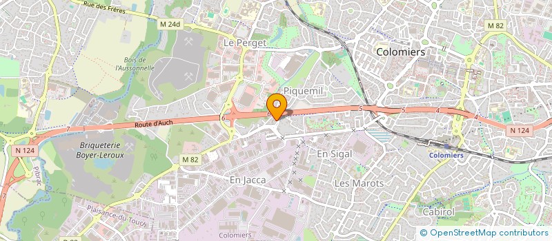 localisation de l'entreprise MADAME VERONIQUE KANTE à COLOMIERS