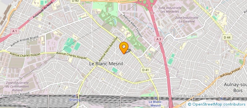localisation de l'entreprise MADAME VERONIQUE KERJOUAN à LE BLANC-MESNIL