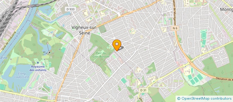 localisation de l'entreprise MADAME VERONIQUE KERLEAU  VIGNEUX-SUR-SEINE