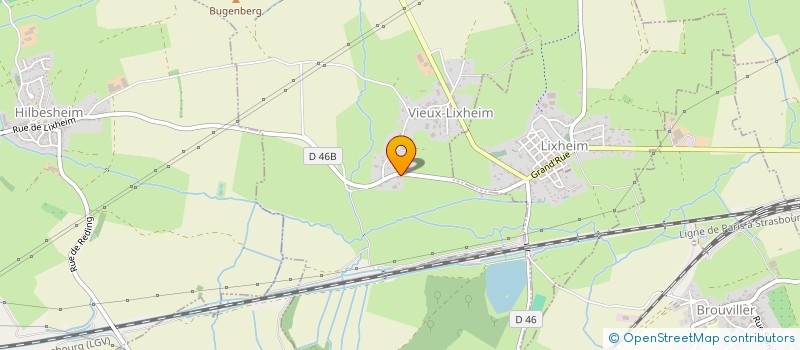 localisation de l'entreprise MADAME VERONIQUE KESSLER  VIEUX-LIXHEIM