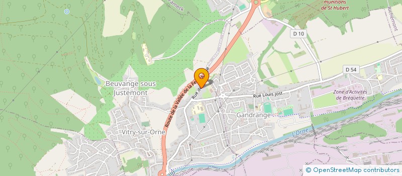 localisation de l'entreprise MADAME VERONIQUE KLEIN  VITRY-SUR-ORNE