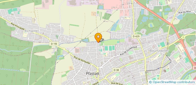 localisation de l'entreprise MADAME VERONIQUE KNAEBEL  WITTENHEIM