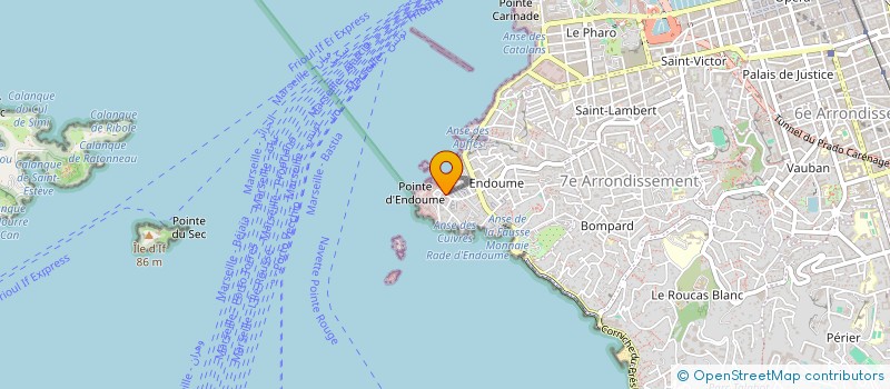 localisation de l'entreprise MADAME VERONIQUE KOLEMAN  MARSEILLE