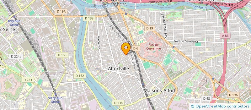 localisation de l'entreprise MADAME VERONIQUE KOUYOUMDJIAN à ALFORTVILLE