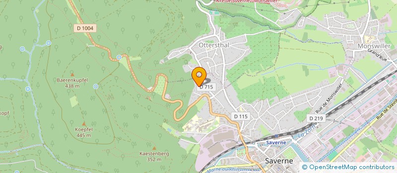 localisation de l'entreprise MADAME VERONIQUE KRIEGER  SAVERNE