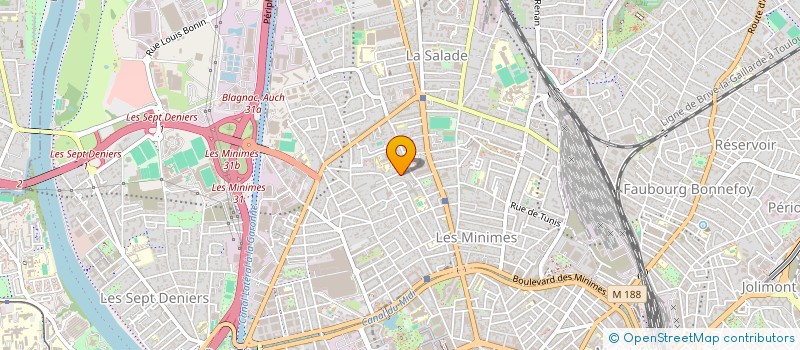 localisation de l'entreprise MADAME VERONIQUE LABADIE à TOULOUSE