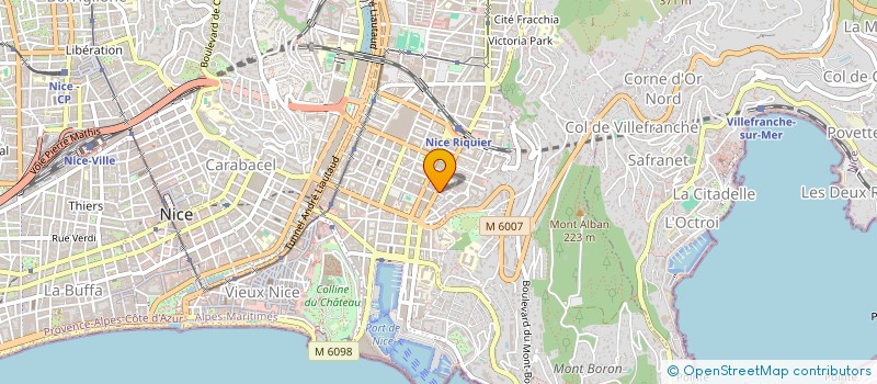 localisation de l'entreprise MADAME VERONIQUE LABARRE à NICE