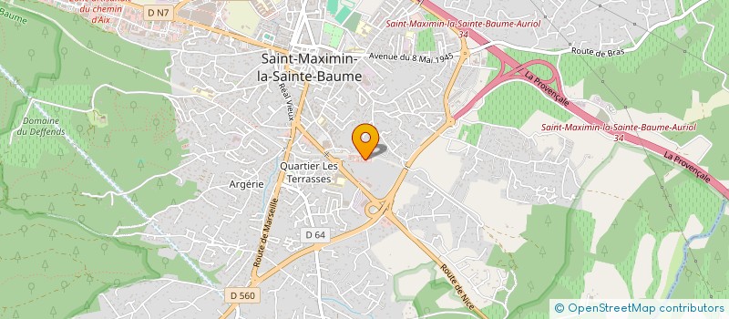 localisation de l'entreprise MADAME VERONIQUE LABONNE à SAINT-MAXIMIN-LA-SAINTE-BAUME