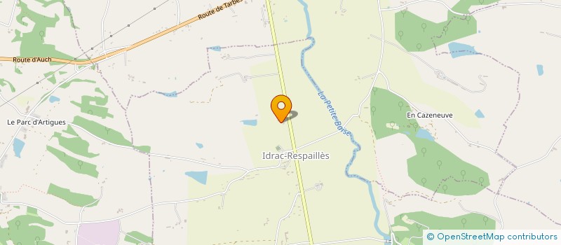 localisation de l'entreprise MADAME VERONIQUE LABORIE  IDRAC-RESPAILLES