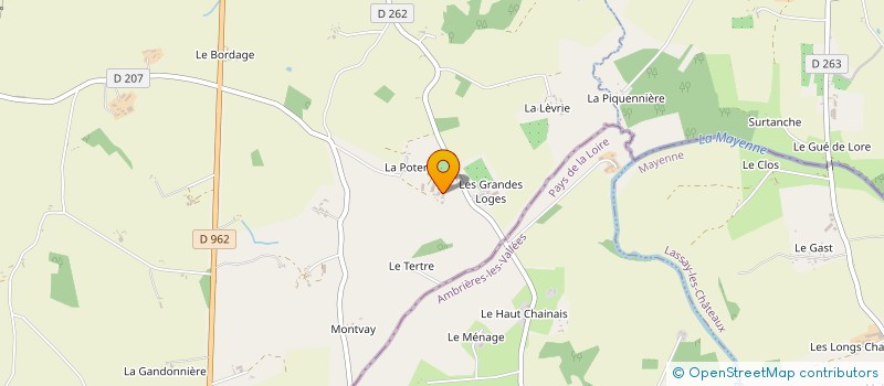 localisation de l'entreprise MADAME VERONIQUE LACOULONCHE à CEAUCE
