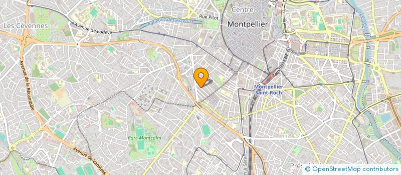 localisation de l'entreprise MADAME VERONIQUE LACROIX à MONTPELLIER