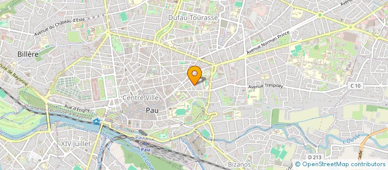 localisation de l'entreprise MADAME VERONIQUE LACROIX à PAU