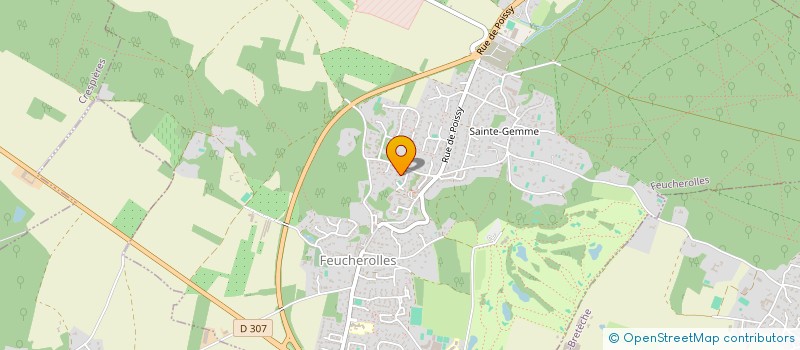 localisation de l'entreprise MADAME VERONIQUE LACROIX  FEUCHEROLLES