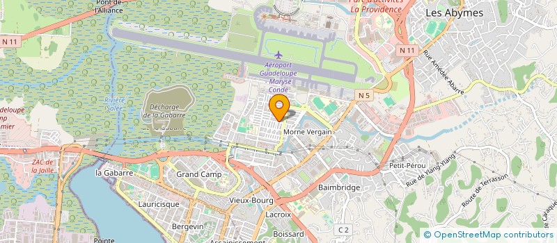 localisation de l'entreprise MADAME VERONIQUE LAFAGES  LES ABYMES