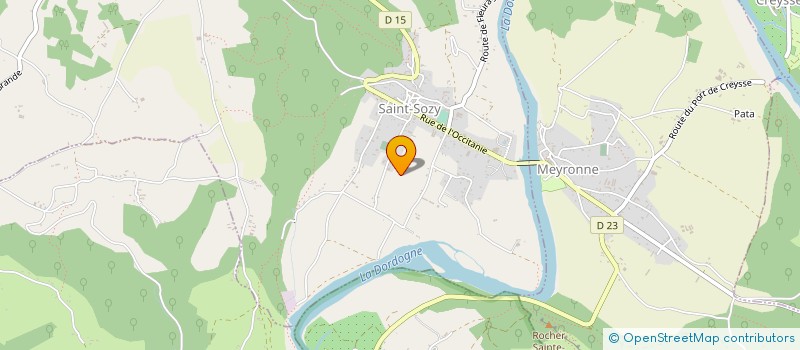 localisation de l'entreprise MADAME VERONIQUE LAFON-BARRUEL  LE ROC