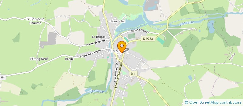 localisation de l'entreprise MADAME VERONIQUE LAFORET à LURCY-LEVIS