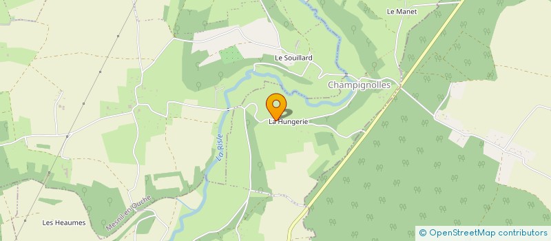 localisation de l'entreprise MADAME VERONIQUE LAFOSSE  LA VIEILLE-LYRE