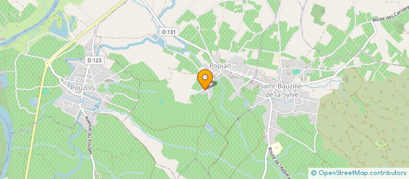 localisation de l'entreprise MADAME VERONIQUE LAFRAISE  POPIAN