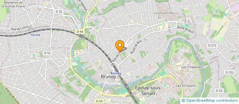 localisation de l'entreprise MADAME VERONIQUE LAGARDE à BRUNOY