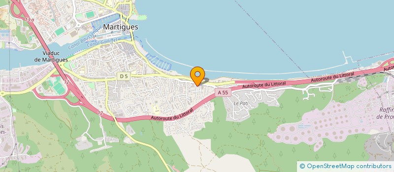 localisation de l'entreprise MADAME VERONIQUE LAGRANGE à MARTIGUES