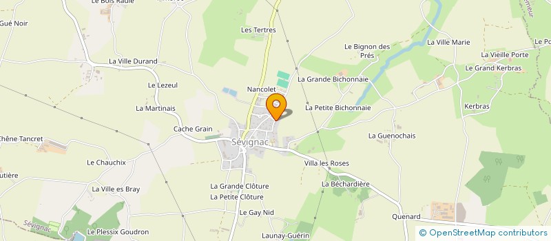 localisation de l'entreprise MADAME VERONIQUE LAHAYE à SEVIGNAC
