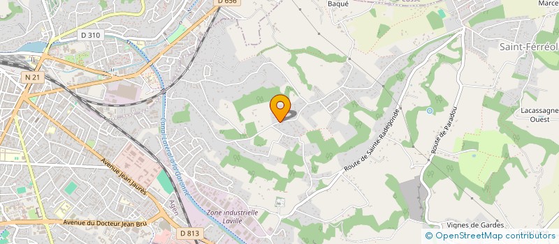 localisation de l'entreprise MADAME VERONIQUE LAHILLE à BON-ENCONTRE