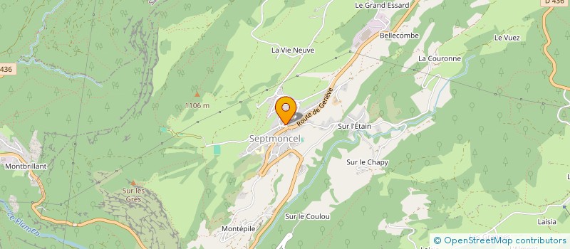localisation de l'entreprise MADAME VERONIQUE LAJEUNE à SEPTMONCEL LES MOLUNES