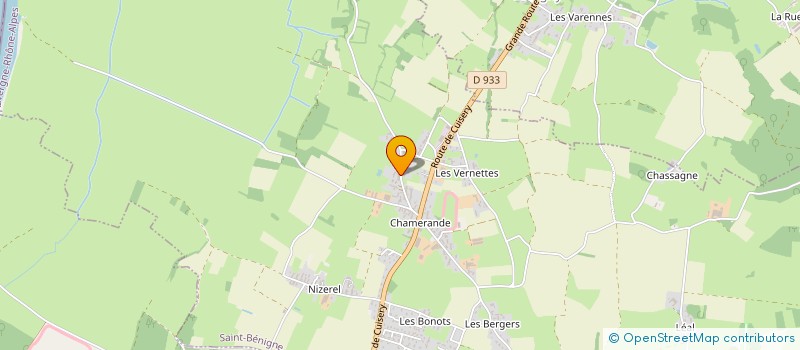 localisation de l'entreprise MADAME VERONIQUE LALLAIN à SAINT-BENIGNE