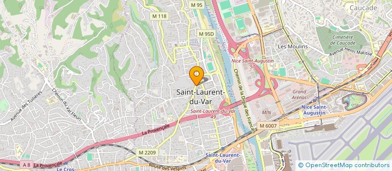 localisation de l'entreprise MADAME VERONIQUE LALOT à SAINT-LAURENT-DU-VAR