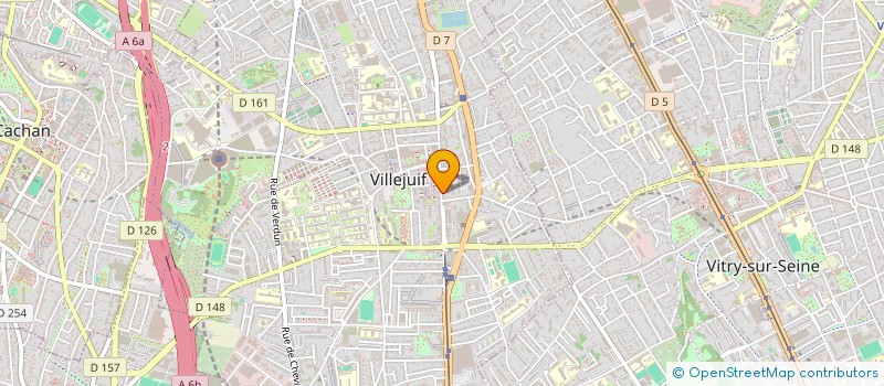 localisation de l'entreprise MADAME VERONIQUE LAMBERT  VILLEJUIF