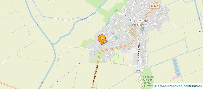 localisation de l'entreprise MADAME VERONIQUE LAMBERT  SAINT-MICHEL-EN-L'HERM