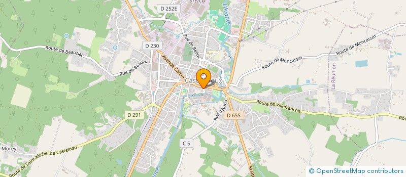 localisation de l'entreprise MADAME VERONIQUE LAMEIRA  MARTILLAC