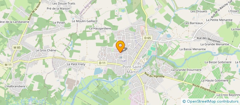 localisation de l'entreprise MADAME VERONIQUE LAMY  PONT-SAINT-MARTIN