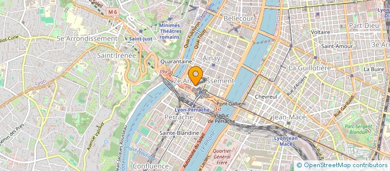 localisation de l'entreprise MADAME VERONIQUE LANFREY à LYON