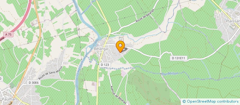 localisation de l'entreprise MADAME VERONIQUE LANNEE  SAINT-BAUZILLE-DE-LA-SYLVE