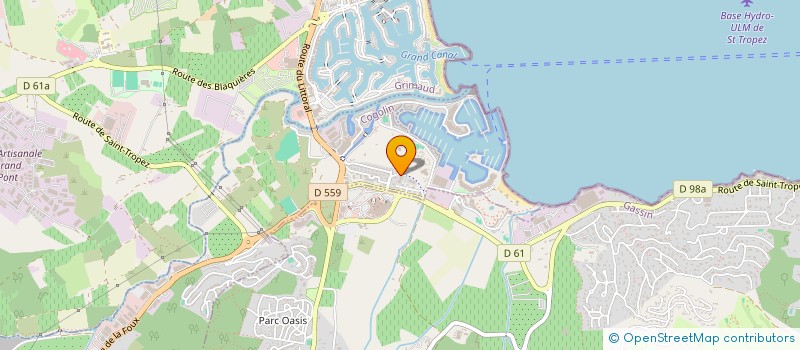 localisation de l'entreprise MADAME VERONIQUE LANSADE  COGOLIN