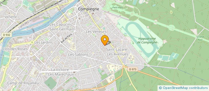 localisation de l'entreprise MADAME VERONIQUE LANTELME  COMPIEGNE