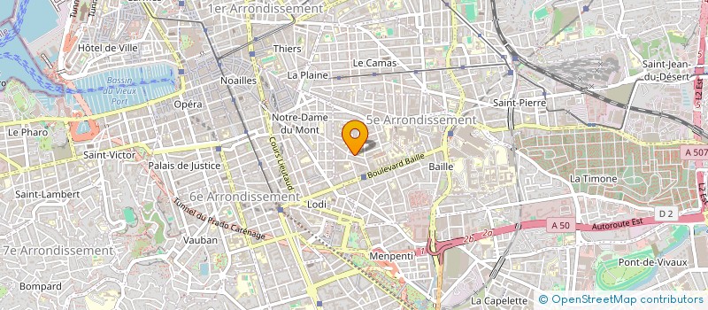 localisation de l'entreprise MADAME VERONIQUE LAROUSSI à MARSEILLE