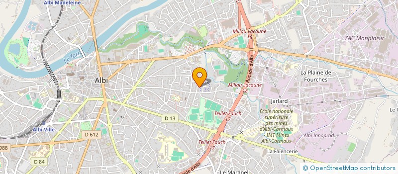 localisation de l'entreprise MADAME VERONIQUE LARRUE à ALBI