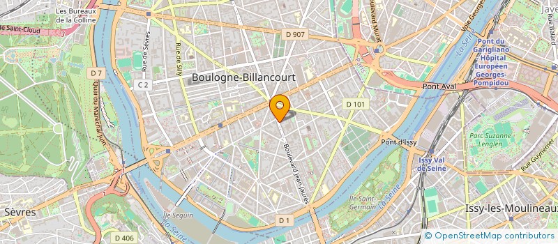 localisation de l'entreprise MADAME VERONIQUE LASRY à BOULOGNE-BILLANCOURT